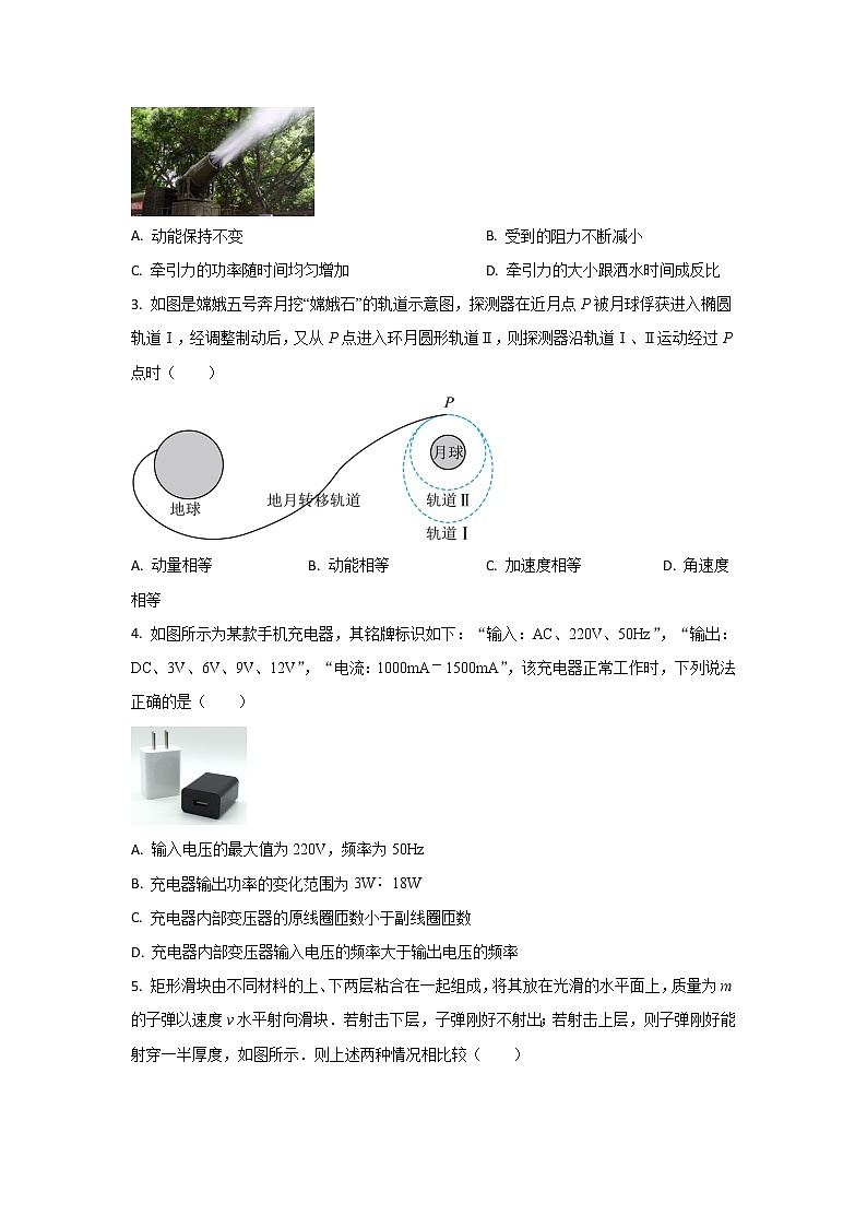 2023届重庆市高考模拟卷（四）物理试题（解析版）第2页