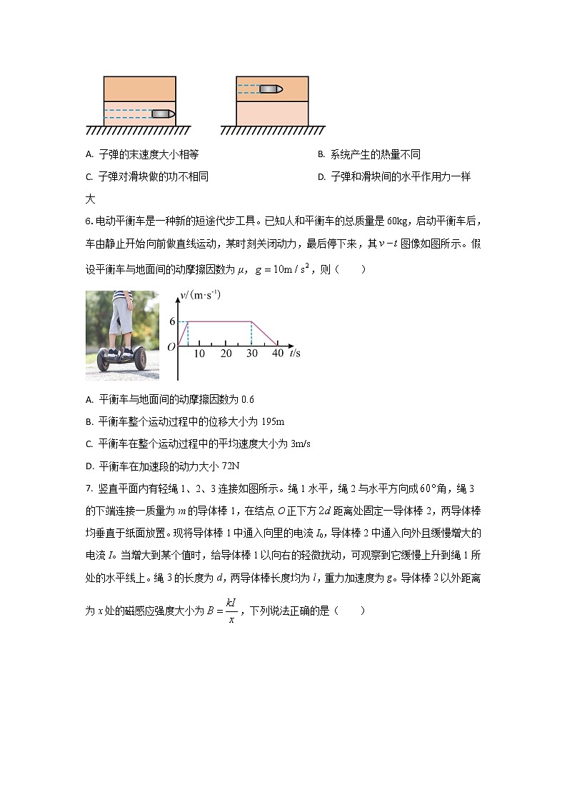 2023届重庆市高考模拟卷（四）物理试题（解析版）第3页