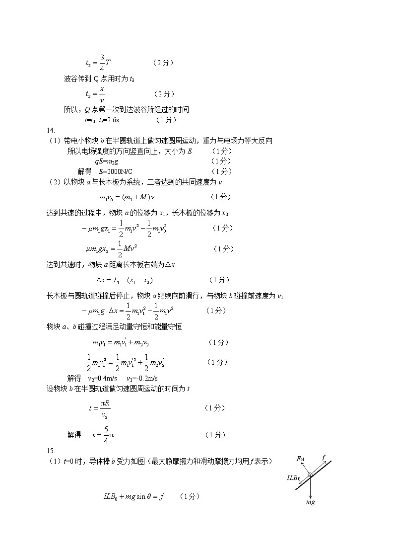 2023届河北省保定市高三一模物理试题02