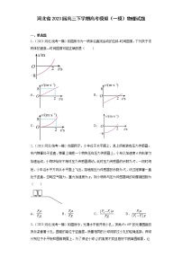 河北省2023届高三下学期高考模拟（一模）物理试题（原卷+解析）