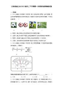 云南省丽江市2023届高三下学期第一次模拟统测物理试题（原卷+解析）