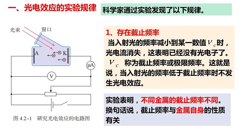 4.2 光电效应课件 高二下学期物理人教版（2019）选择性必修第三册第6页