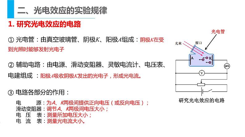 4.2光电效应课件 高二下学期物理人教版（2019）选择性必修第三册第4页