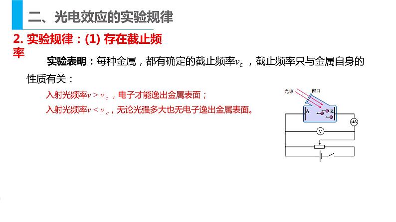 4.2光电效应课件 高二下学期物理人教版（2019）选择性必修第三册第5页