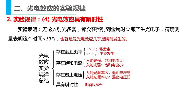 4.2光电效应课件 高二下学期物理人教版（2019）选择性必修第三册第8页