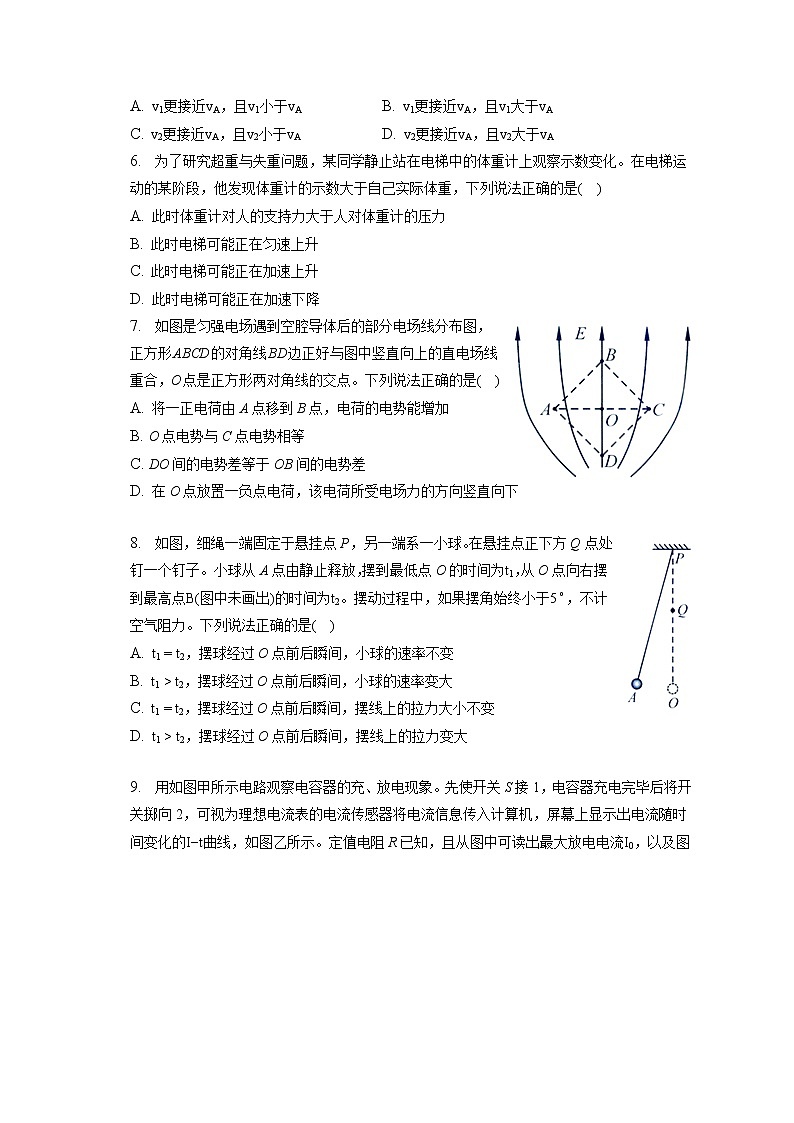 2023年北京市平谷区高考物理一模试卷(含答案解析)第2页