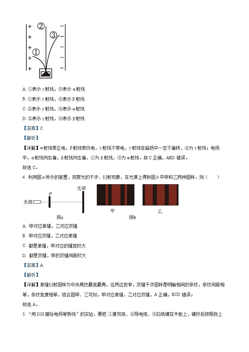 2022上海嘉定区高三二模物理试题含解析02