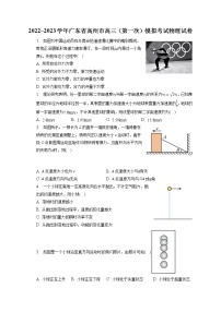 2022_2023学年广东省高州市高三（第一次）模拟考试物理试卷（含答案解析）