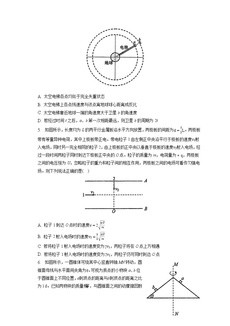 2023年河南省郑州市高考物理二模试卷（含答案解析）02