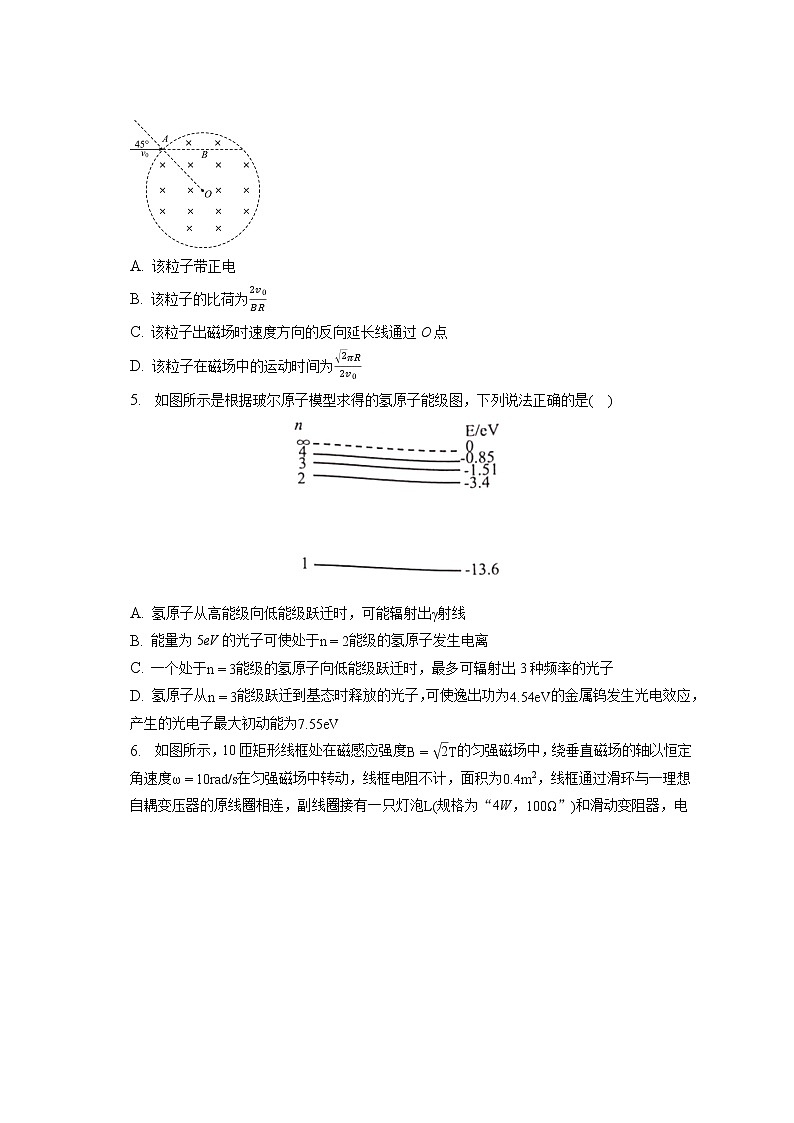 2023年福建省南平四校高考物理联考试卷（3月份）（含答案解析）第2页