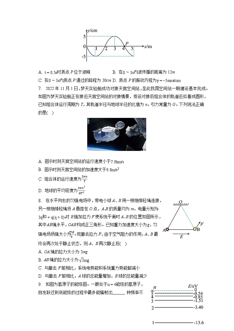 2023年福建省泉州市高考物理质检试卷（二）（含答案解析）03