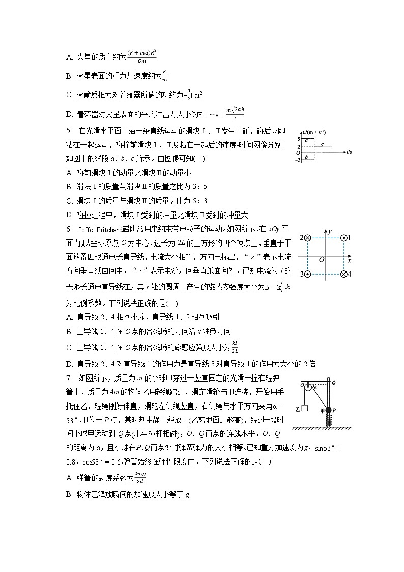 2023年河北省衡水中学高考物理一调试卷（含答案解析）02