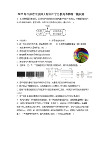 2023年江苏省南京师大附中江宁分校高考物理一模试卷（含答案解析）