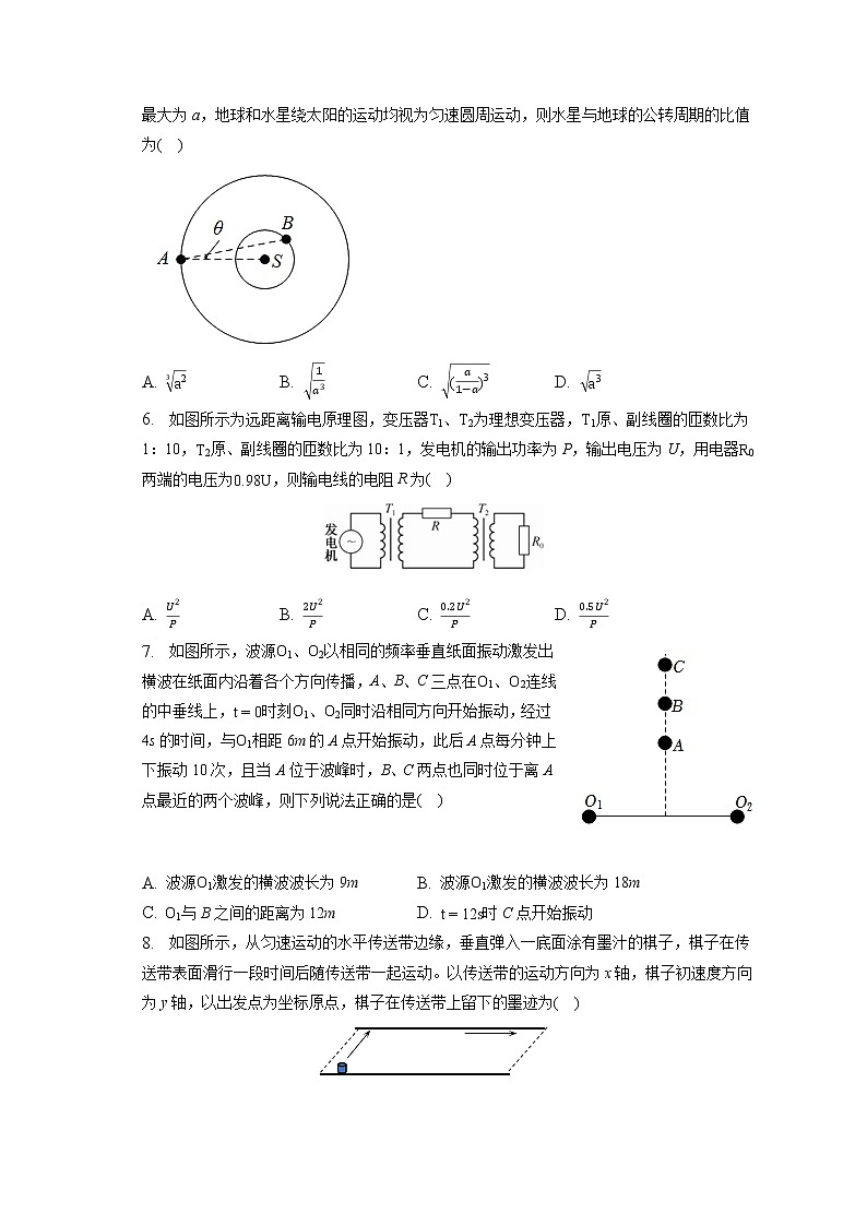 2023年江苏省扬州中学高考物理一模试卷（含答案解析）02