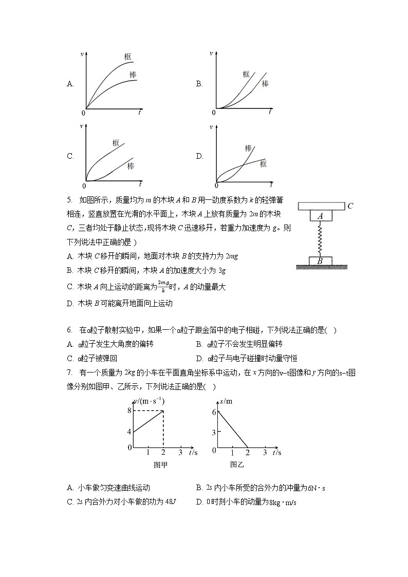 2023年江西省南昌十中高考物理一模试卷（含答案解析）02