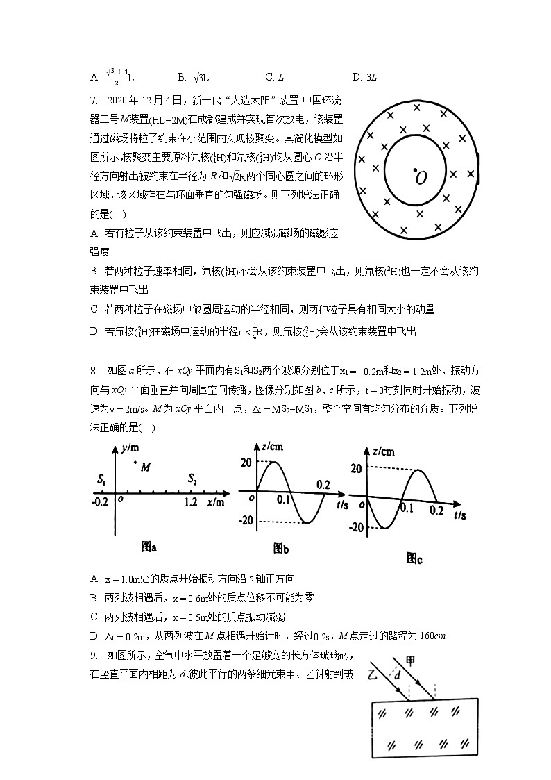 2023年辽宁省协作校高考物理一模试卷（含答案解析）第3页