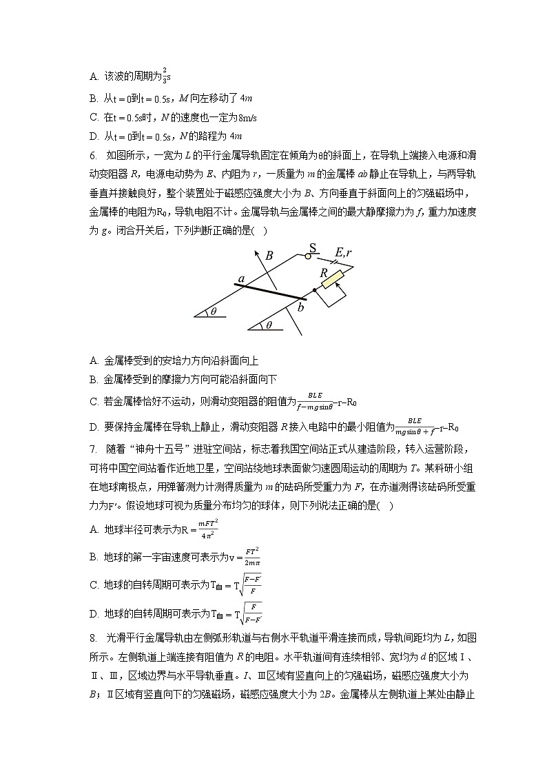 2023年山东省日照市高考物理一模试卷（含答案解析）02