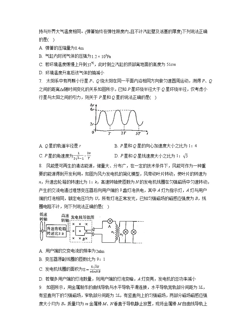 2023年山东省新高考测评联盟高考物理联考试卷（3月份）（含答案解析）第3页