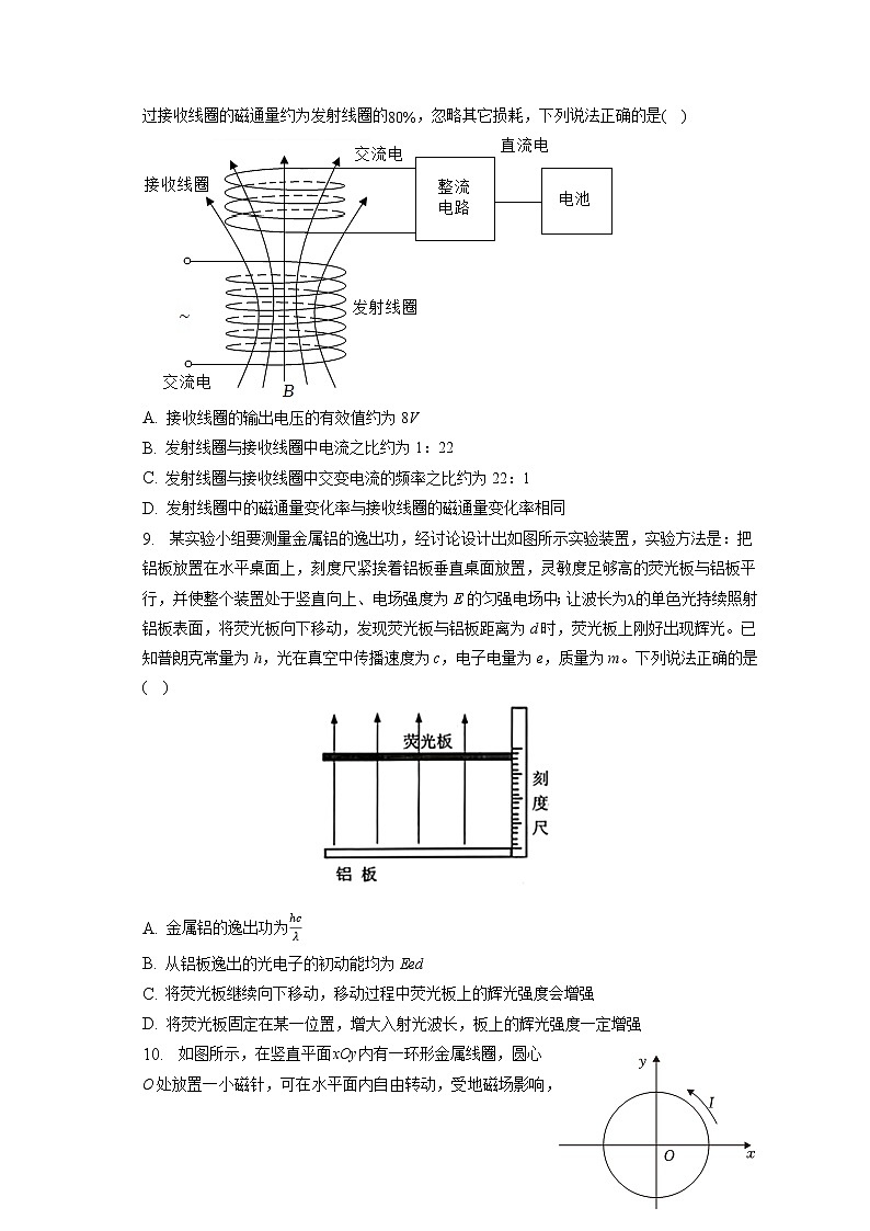 2023年浙江省杭州市（含周边）重点中学高考物理一模试卷（含答案解析）第3页
