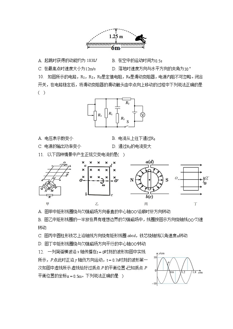 2023年浙江省名校联盟（七彩联盟）高考物理二模试卷（含答案解析）03