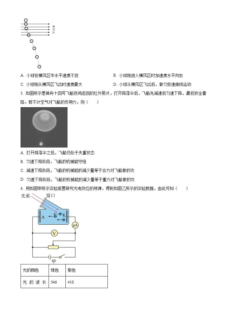 浙江省杭州市2022-2023学年高三下学期教学质量检测（二模）物理试题无答案第2页