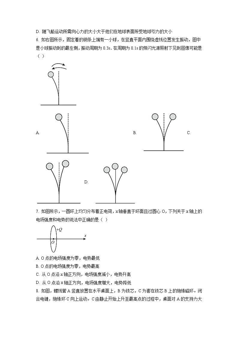 2023届上海市静安区高三一模物理试题（原卷+解析版）02