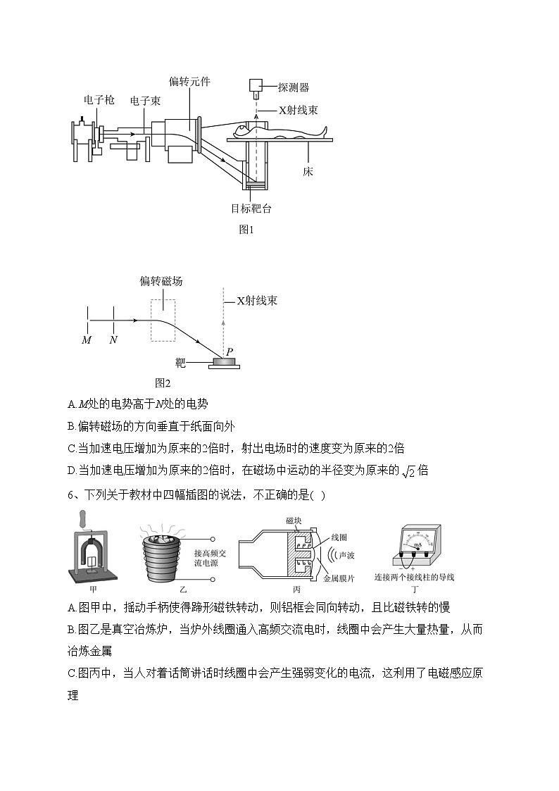 山东省枣庄市滕州市第一中学2022-2023学年高二下学期3月月考物理试卷（含答案）第3页