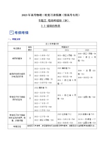 专题3.3 磁场的性质（讲）-2023年高考物理二轮复习讲练测（新高考专用）（解析版）