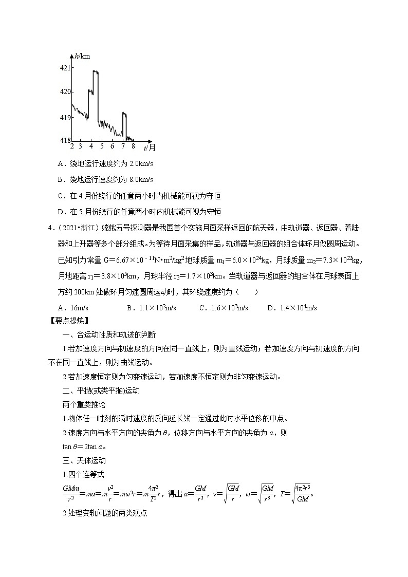 第3讲 力与曲线运动（原卷版）02