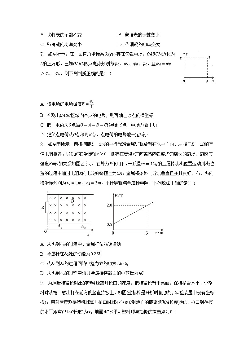 2023届江西省南昌市高三一模物理试卷(含答案)03