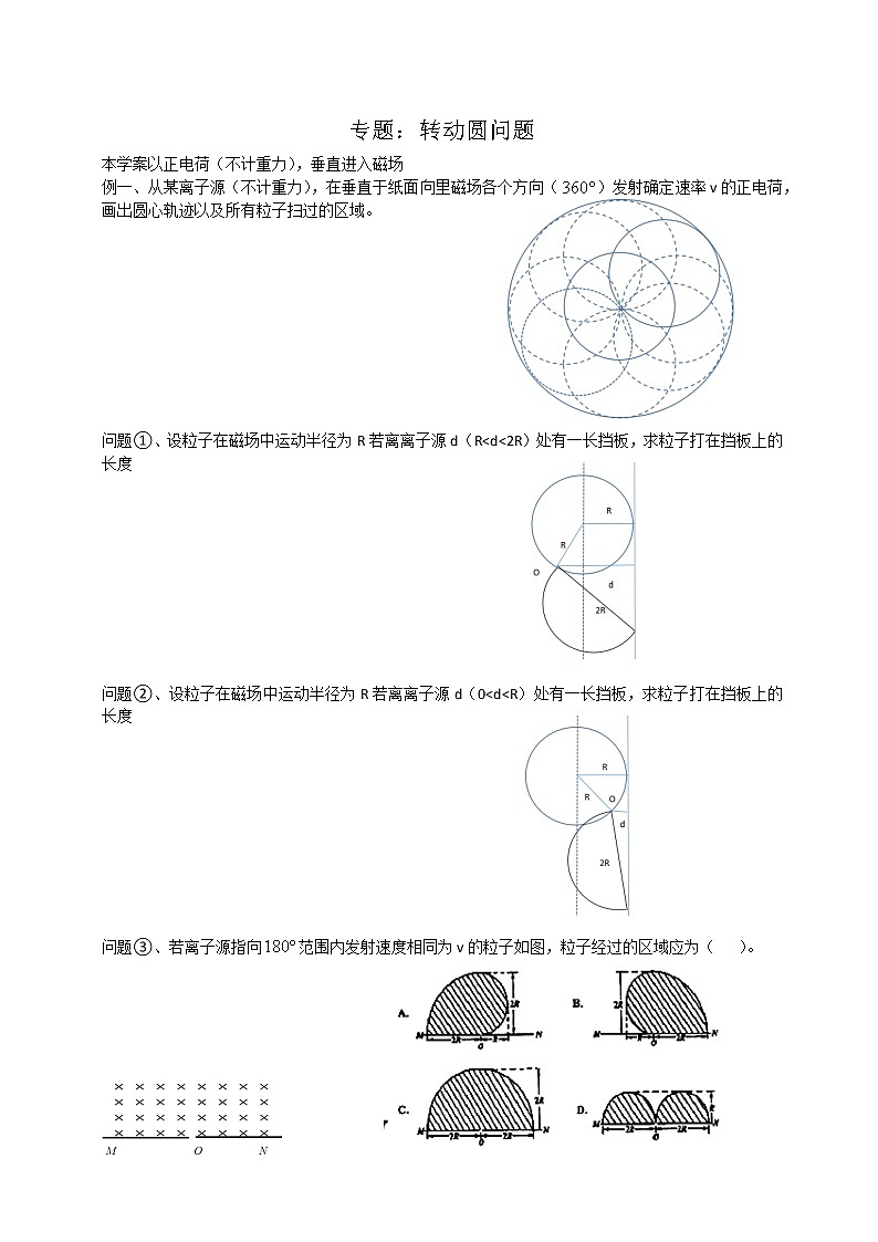 导学提纲1.5专题 转动圆问题第1页