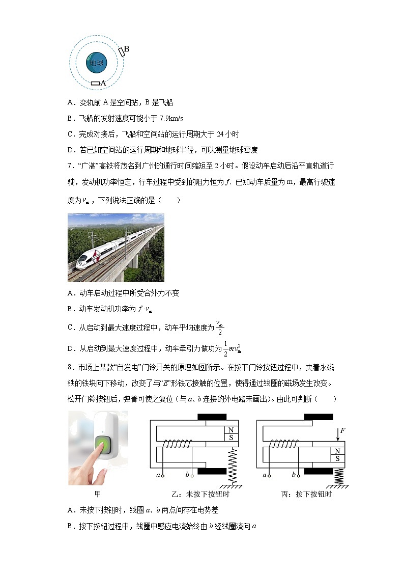 广东省茂名市2023届高三下学期第二次综合考试（二模）物理试题03