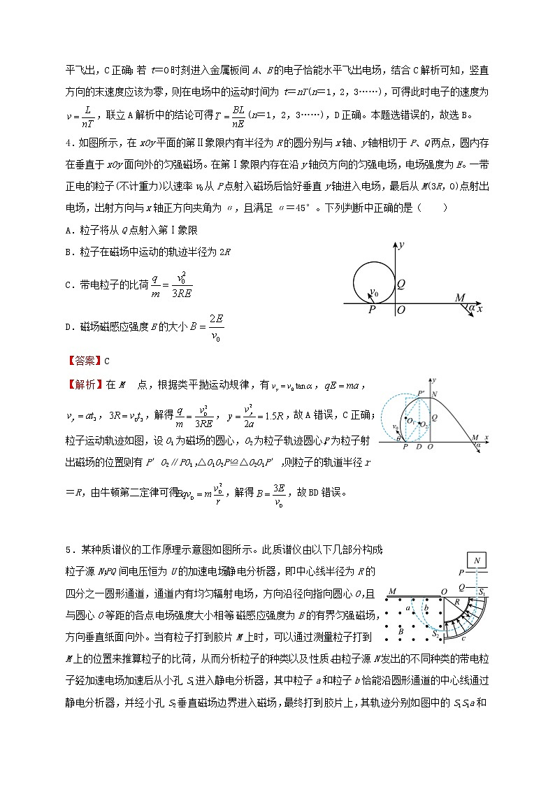 新高考物理二轮提升 带电粒子在复合场中运动第3页