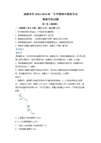 四川省成都市实验外国语学校2022-2023学年高一物理下学期期中模拟考试试题（Word版附解析）