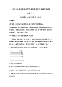 2022-2023学年辽宁省实验中学名校联盟高三上学期1月高考模拟调研卷（三）物理含解析