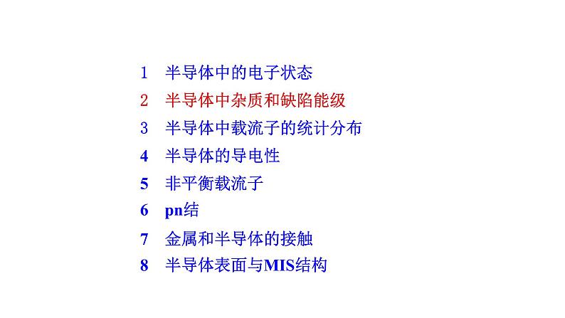 2022-2023学年高二物理竞赛课件：硅、锗晶体中的杂质能级第3页