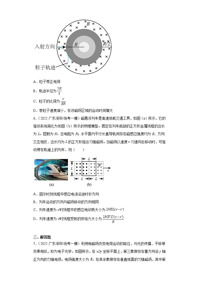 广东省深圳高考物理三年（2020-2022）模拟题知识点分类汇编-07磁场第3页