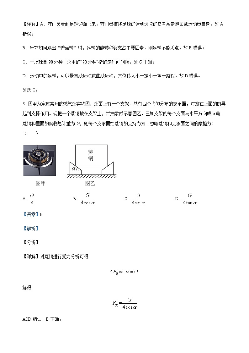 精品解析：浙江省宁波市镇海中学2022-2023学年高三上学期12月模拟考试物理试题02