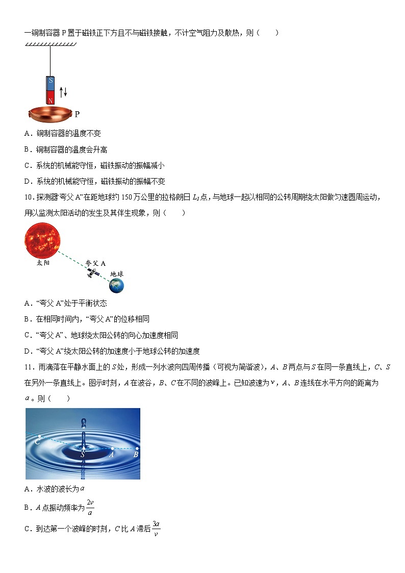 2023年上海市虹口区高三二模物理试题含详解03