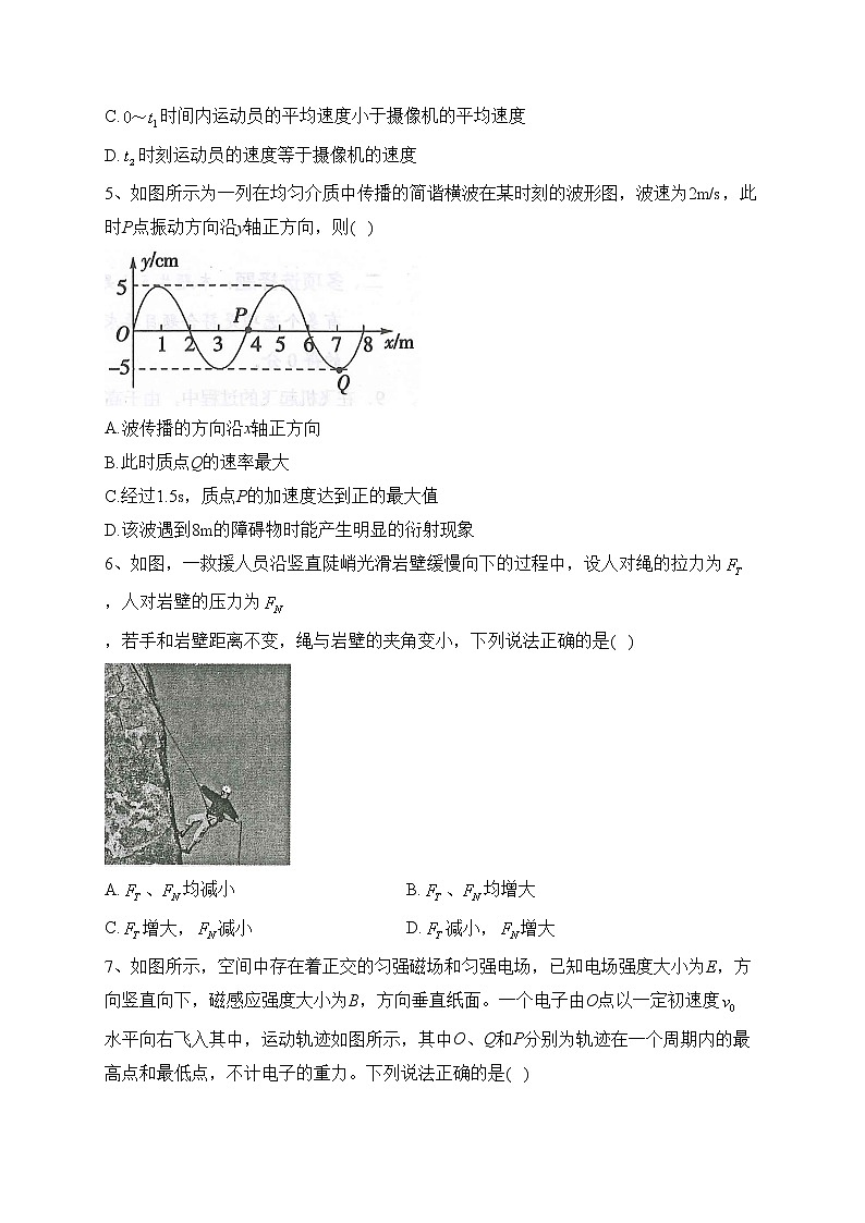 海南省四校2023届高三下学期联考物理试卷（含答案）02