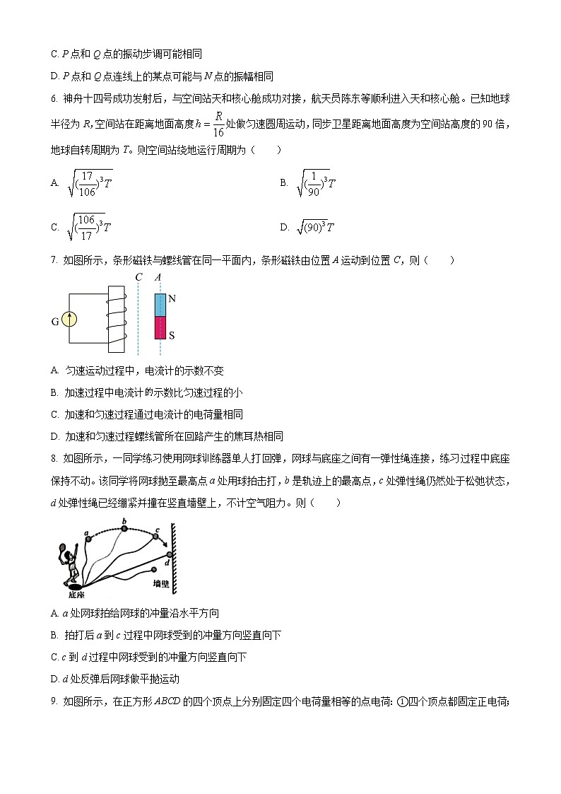 2023届江苏省基地高三下学期第五次大联考物理试题03