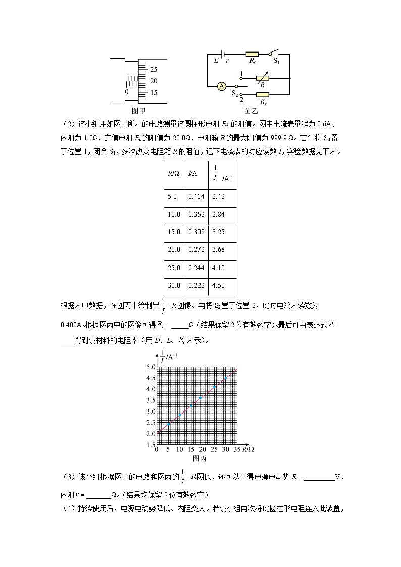 专题11 测量电源的电动势和内阻——【备考2023】高考物理实验题专题精讲精练学案（原卷版+解析版）03