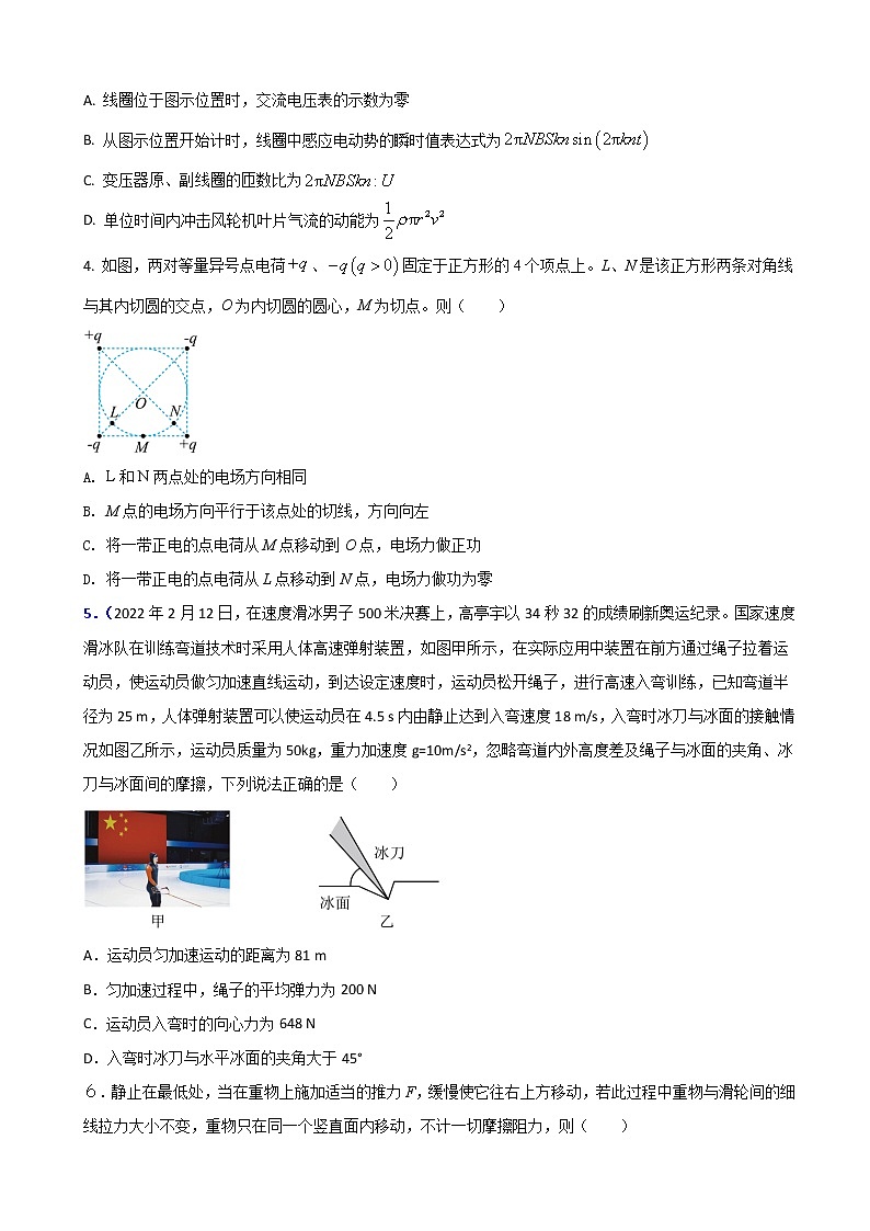 2023年全国高考物理模拟卷（全国卷专用）黄金卷06（解析版）第2页
