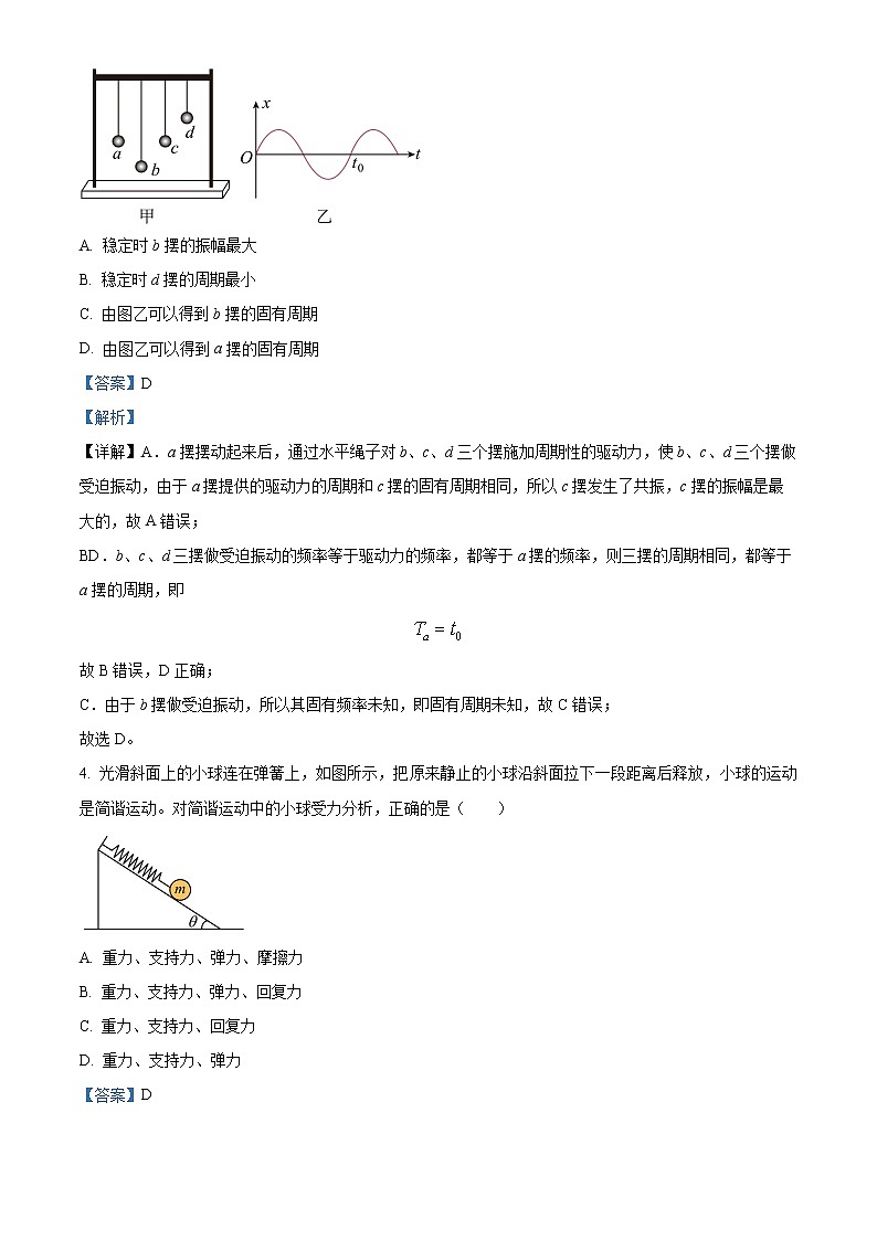 浙江省台州八校联盟2022-2023学年高二物理下学期期中联考试题（Word版附解析）02