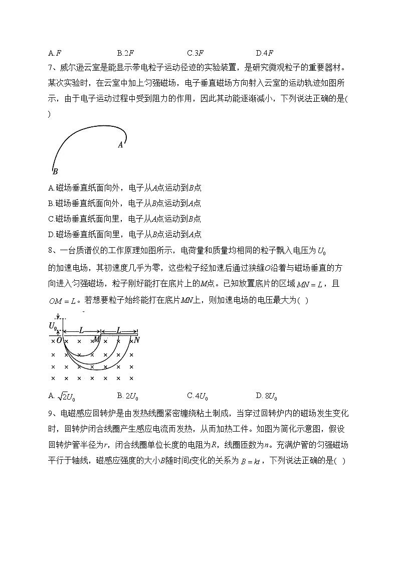 太原市第六十六中学校2022-2023学年高二下学期期中考试物理试卷（含答案）第3页