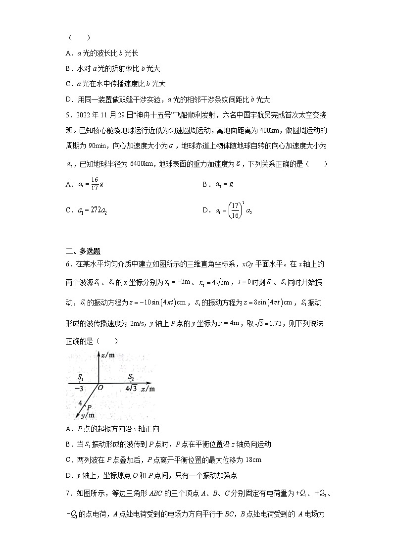 2023届黑龙江省齐齐哈尔市高三下学期二模理综物理试题02