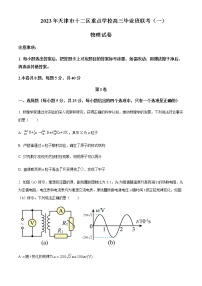 2023届天津市十二区重点学校高三下学期联考物理试题含答案