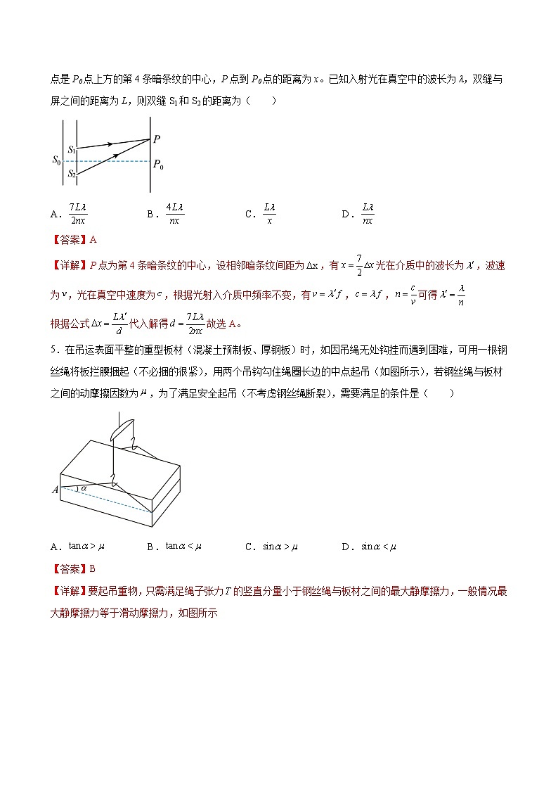 2023年高考考前押题密卷-物理（山东卷）（全解全析）第3页