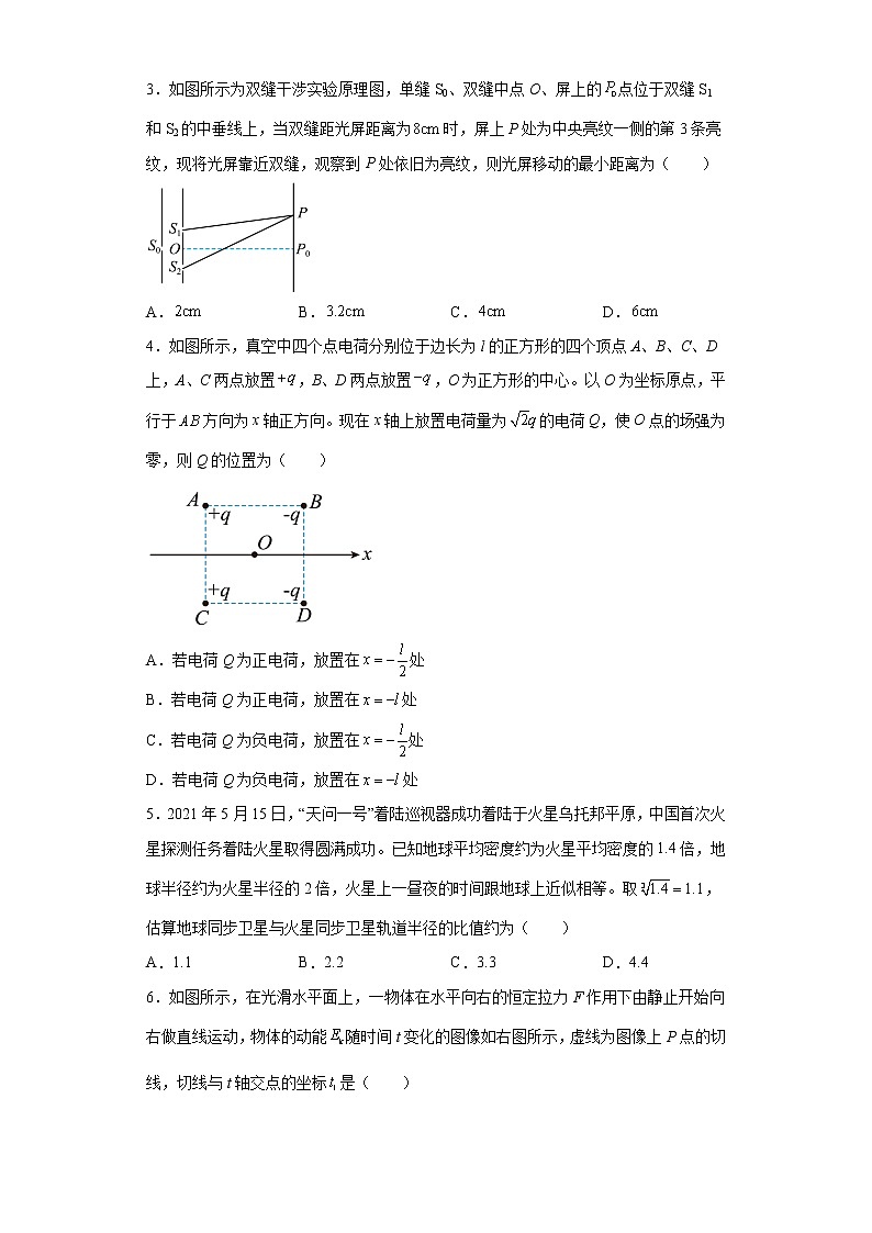 2023届山东省泰安市高三下学期二模物理试题02