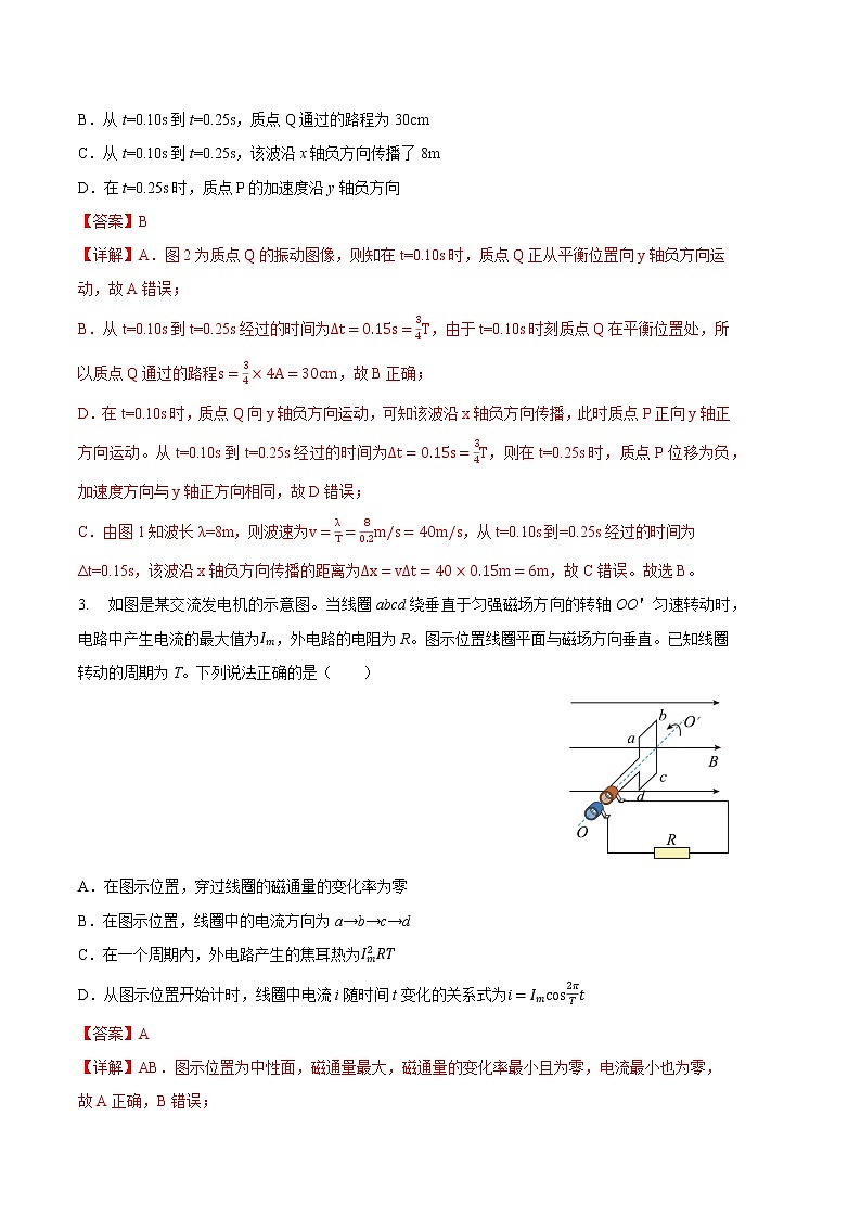 2023年高考第三次模拟考试卷-物理（北京A卷）（全解全析）02